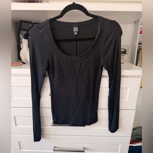Black Long Sleeve Women's Top